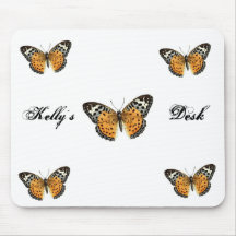 Personalized Butterfly Mouse pad