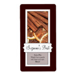 Personalized Canning Jar Label, Cinnamon Shipping Labels
