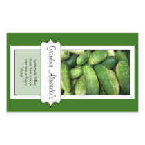 Personalized Canning Jar Label, Cucumber Pickle