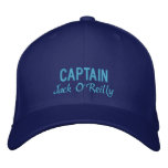 Personalized Captain's Embroidered Hat embroidered hats