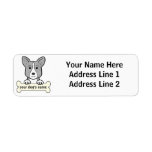 Personalized Cardigan Welsh Corgi Custom Return Address Label