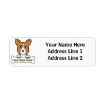 Personalized Cardigan Welsh Corgi Return Address Labels