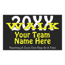 Personalized Charity Walk Sticker