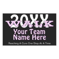 Personalized Charity Walk Sticker