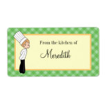 Personalized Chef Large Label #2