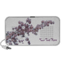 Personalized Cherry Blossom Doodle Notebook Speaker