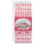 Personalized Christening Invitation for Baby Girl