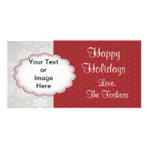 Personalized Christmas Greeting Card Photo Card Template