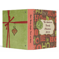 Personalized Christmas Photo Album Binder