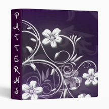 PERSONALIZED CRAFT ORGANIZER VINYL BINDERS