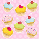 Personalized Cupcakes Cut Outs