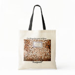 Personalized Custom Budget Tote "Leapard" Bags