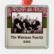 Personalized Custom Christmas PHOTO Ornament