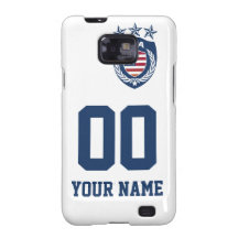 Personalized & Customized USA Sport Jersey Samsung Samsung Galaxy SII Cover