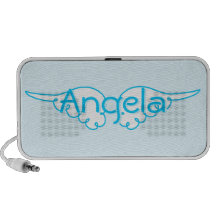 Personalized Cute Wings Laptop Speaker