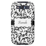 Personalized Damask Samsung Galaxy Case