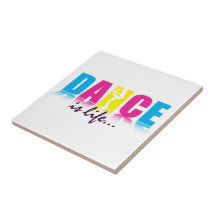 Personalized Dance Dancer Ceramic Tile