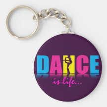Personalized Dance Dancer Key Chain
