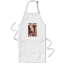 Personalized Diner Waitress Kitchen Apron