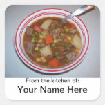 Personalized Dish / Recipe Sticker