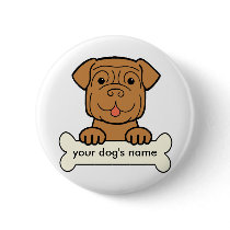 Personalized Dogue de Bordeaux Pin