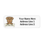 Personalized Dogue de Bordeaux Custom Return Address Labels