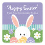 Personalized Easter Bunny Eggs Label Stickers