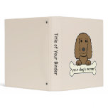Personalized English Cocker Spaniel Binder