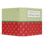 Personalized Family Holiday Recipe Binder
