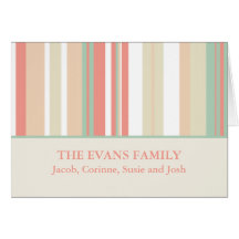 Personalized Family Note Cards