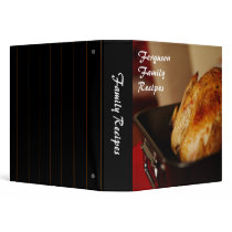 Personalized Family recipes 1.5" avery binder