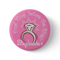 Personalized Final Fling Button