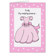 Personalized Flower Girl Card - Sweet Dreams