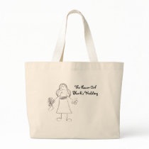 Personalized Flower Girl Tote Bag