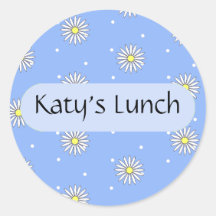 Personalized Food Label for Special Diets Round Sticker