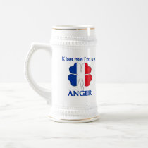 Personalized French Kiss Me I'm Anger Coffee Mugs