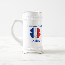Personalized French Kiss Me I'm Barbe Coffee Mug