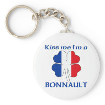 Personalized French Kiss Me I'm Bonnault keychains