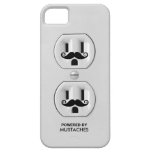Personalized Funny Moustache Power Outlet iPhone 5 Cover