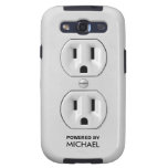 Personalized Funny Power Outlet Galaxy S3 Covers