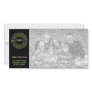 Personalized Geometric Fireworks New Year Custom Photo Card