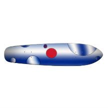 Personalized Gifts for Cubans: Flag Colours of Cub Custom Skate Board