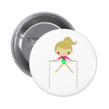 Personalized Girls Gymnastic apparel & accessories Buttons