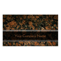 Personalized Granite Business Card