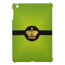 Personalized Green Frog Prince Crown IPAD Mini Cas Cover For The iPad Mini