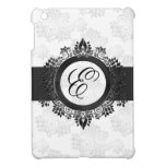 personalized grey monogram girly Ipad case ipad mini cases