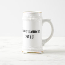 Personalized groomsmen Wedding favour stein Coffee Mugs