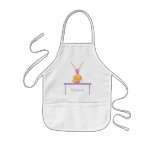 Personalized gymnastics balance beam kids apron