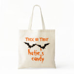Personalized Halloween Candy Bag