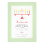 Personalized Hanukkah Party Invitations